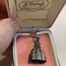 Sterling Disney Store Belle Charm Bell Articulated Rare Beauty And Beast 14.2g