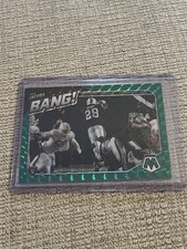 2021 Panini Mosaic - Bang! Mosaic Green Prizm B-10 Josh Jacobs -Raiders, Packers