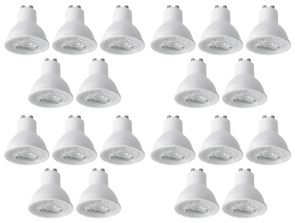 20 x Megaman 710390E LED Reflector Light Bulbs / Lamps GU10 2700K 4.2W (4 x 5)