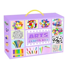 Arts and Crafts Supplies for Kids 2000Pc Craft Kit with Pipe Cleaners DIY Craft
