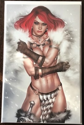 The Invincible Red Sonja 5 VARIANT VIRGIN Josh BURNS COA 