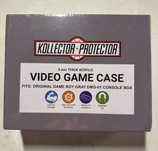Game Boy- Original Gray- Console Box Protector- 4mm Thick Acrylic