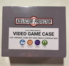 Game Boy- Original Gray- Console Box Protector- 4mm Thick Acrylic