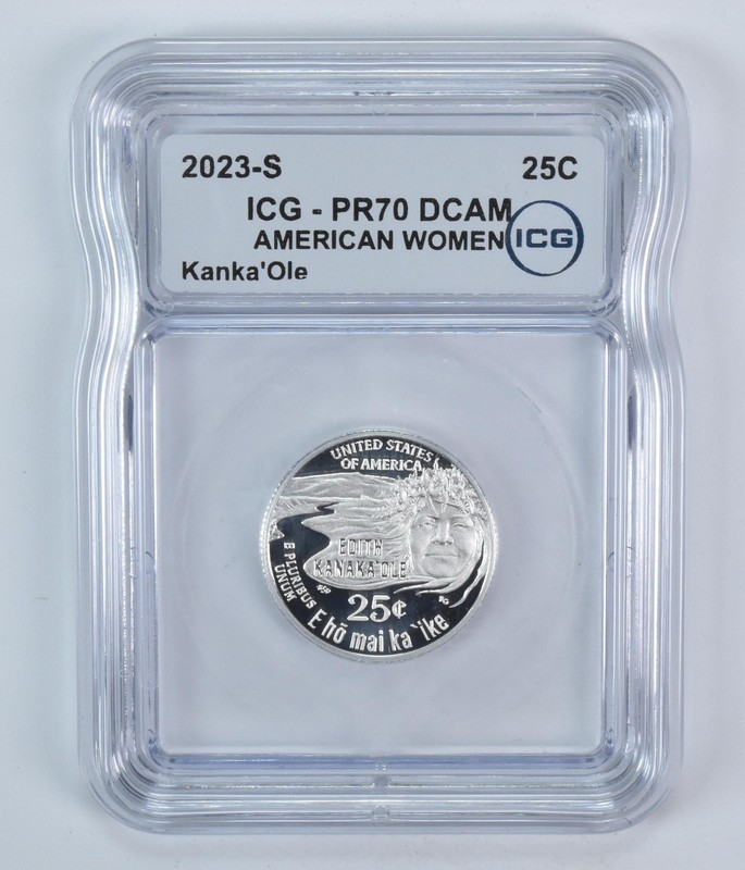 2023-S American Women Quarter Kanaka'Ole Silver PR70 DCAM ICG *0647