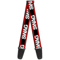 Guitar Strap - Swagg Black/White/Red Stripe (Us Import) ACC NEU