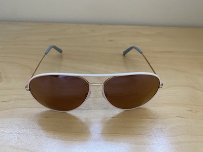 CUTLER AND GROSS 1220 Aviator SUNGLASSES White rose gold UNISEX W Thom Yorke 