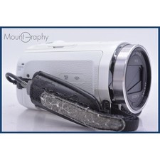 Sony HDR-CX535 Handycam 32GB HD Camcorder 30x Optical Zoom Exmor R White Tested