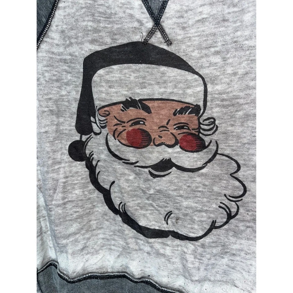Sudadera ZEN by America Santa Claus Gráfica Para Mujer Talla Pequeña Acogedora Vacaciones Foto 2 de 4