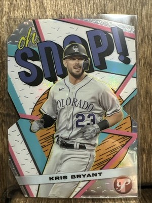 2023 Topps Pristine Kris Bryant Oh Snap! OS-12 Insert Die Cut Colorado Rockies