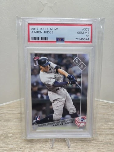 2017 Topps Now Aaron Judge /4215 RC #379 PSA 10