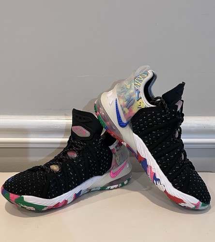 Nike LeBron 18 XVIII (GS) James Gang Basketball Shoes CW2760-002 Youth Size 6Y - Afbeelding 12 van 18