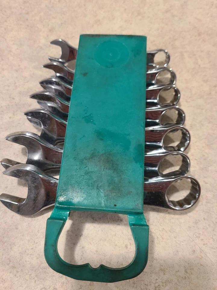 SK Stubby Combination Wrench Set Metric 7 Pieces 12 Pt. Made In USA. K7 - Image 4 of 4