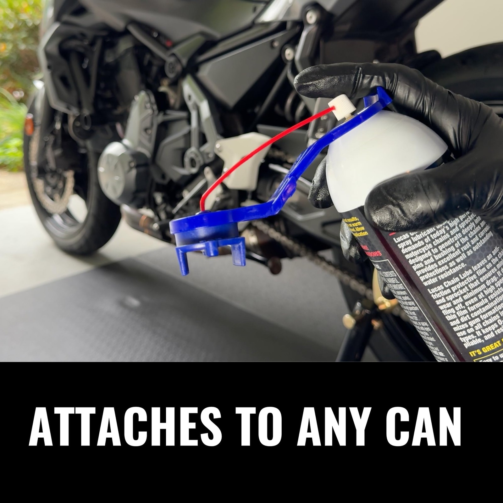 Motorcycle Chain Oiler for 520 & 420 Chains - Dirtbike Chain Wax Applicator