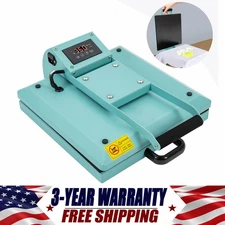 15"X15" DIY Digital Clamshell T-shirt Heat Press Machines Sublimation Transfer
