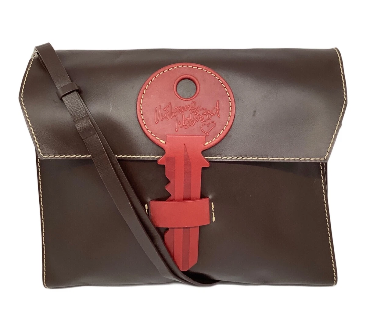 Vivienne Westwood Leather Exterior Brown Bags & Handbags for Women