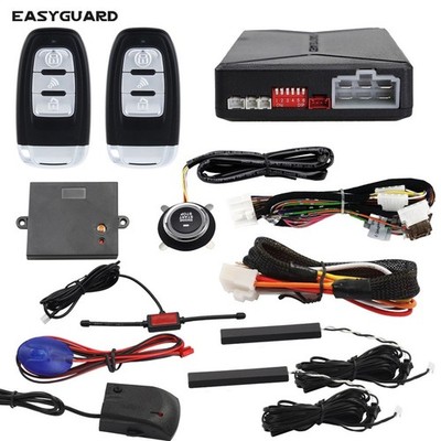 EASYGUARD PKE car Alarm Passive keyless Entry with Push Button Start & autostart