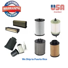 6 Filters UREA Water Air Oil Fuel Filters for FREIGHTLINER CASCADIA DD16 2019