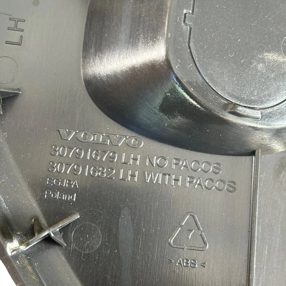 11-18 Volvo S60 V60 Cross Country Left Side Dash Dashboard End Cap Cover OEM - Image 3 of 3