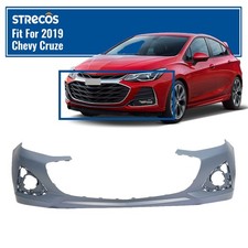For 2019 Chevrolet Chevy Cruze Front Bumper Cover Fascia Primed 42679642