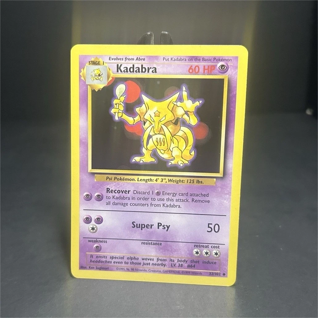 3d holographic cards 2023 Pokemon MEW-EN - Alakazam ex Box PSA 9 Cosmos Holo Promo Set
