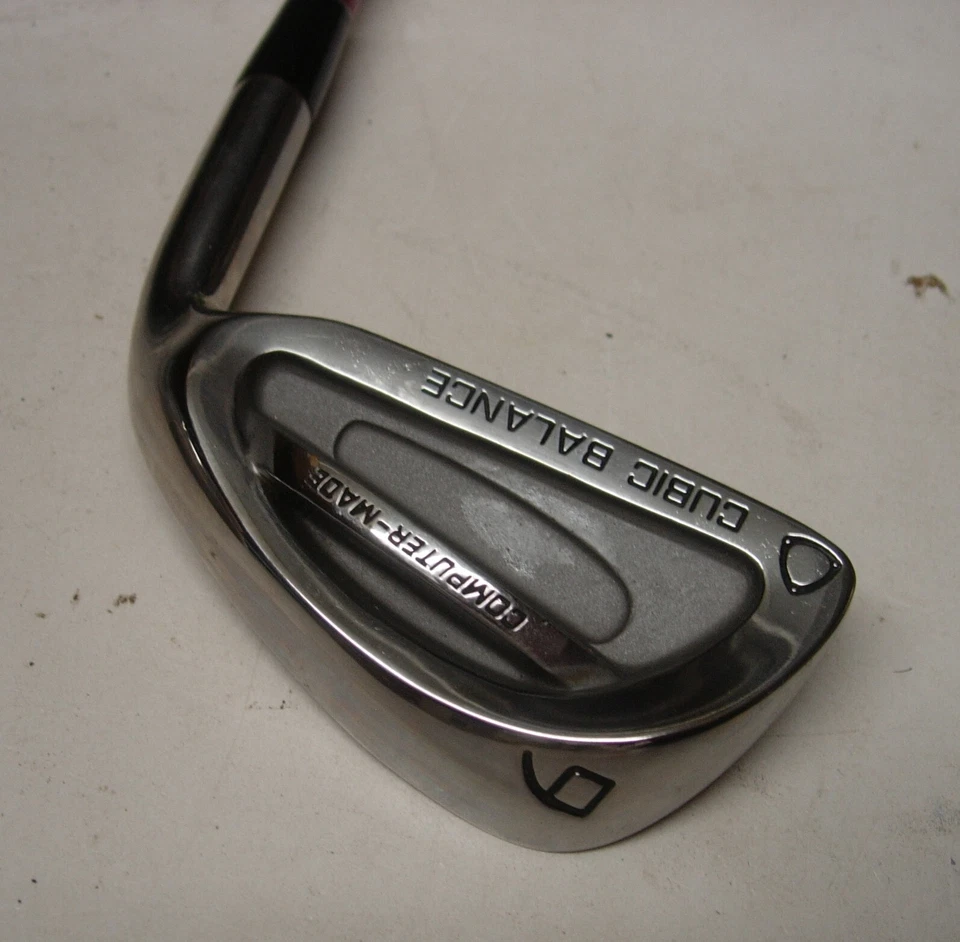 NIB, unhit 1990's Cubic Balance CM-1 IRONS 3-PW RH-S Steel Shaft - Image 3 of 4