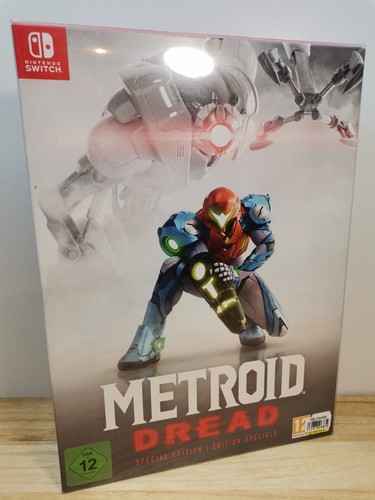 Metroid Dread Special Edition Samus Steelbook Nintendo Switch Case Only NO GAME