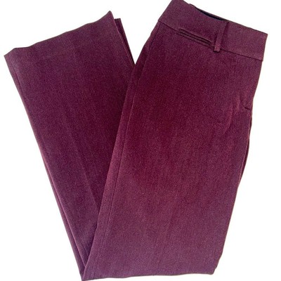 LOFT Julie Trouser Petite wine colored, straight leg, straight leg sz 00P |  eBay