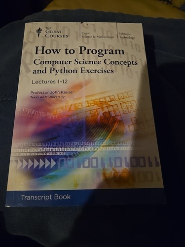 The Great Courses How to Program:Computer Science Concepts&Python Exercises+Dvds - 第 1/8 張圖片