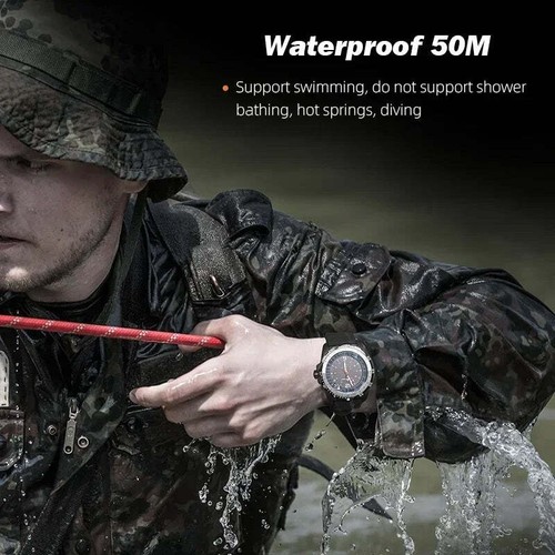 Orologio militare impermeabile a energia solare NORTH EDGE EVOQUE 2 - Foto 4 di 10