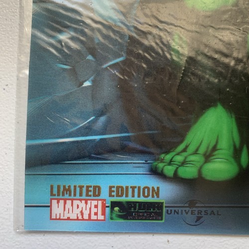 Mini póster Neo Products Marvel HULK 3D 2003 edición limitada 8 x 10 serie 1 - Imagen 6 de 15