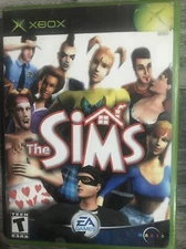 The Sims (Microsoft Xbox, 2003) Game With Manual