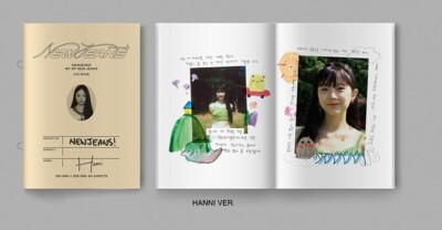 NewJeans Hanni Version Official 1st EP CD Bluebook & OMG Alubm/+