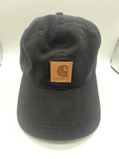 Carhartt Black Hat Cap Strap Back One Size Logo