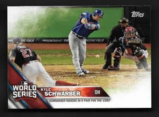 2016 Topps Chicago Cubs World Series Champions - Set Break WS-3 KYLE SCHWARBER