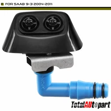 Headlight Washer Jet Nozzle w/ Cover Front Passenger Side for Saab 9-3 12803973