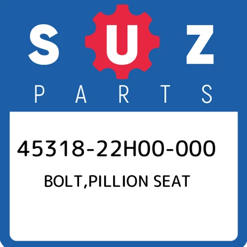 BOLT, PILLION SEAT