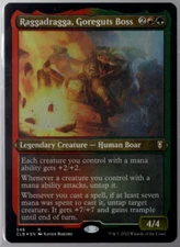 Raggadragga, Goreguts Boss 548 Foil Etched Rare Baldurs's Gate MTG Near Mint