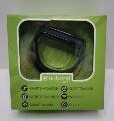 Nuband Activ+ Fitness Sleep Smart Tracker Black, NU-G0002-BK
