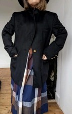 Vintage Escada Margaretha Ley Pure Cashmere Jacket Blazer Coat Black Size 44 M L