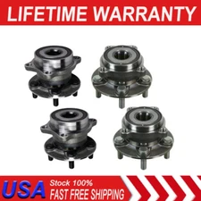 Front Rear Wheel Bearing and Hub For Subaru 2008-2011 Impreza 2010-2014 Legacy