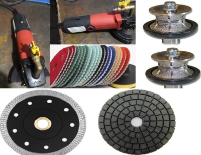 Wet Polisher Grinder TWO V13 Router Bit 42 stone marble buffer super thin blade