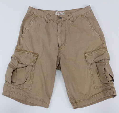 mens khaki LEVIS cargo shorts heavy 