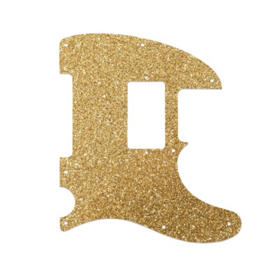 Pickguard For Fender Telecaster With Humbucker MIM & USA rose gold sparkle