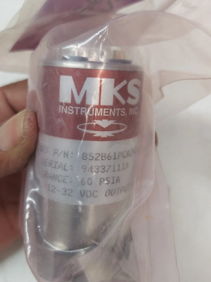 T276 MKS BARATRON PRESSURE TRANSDUCER, 60 PSI, AMAT 1350-01083 852B61PCA2NC NEW - Image 2 of 4