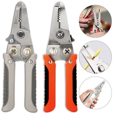 Electric Cable Wire Stripper Pliers Multifunctional Crimper Cutter Terminal Tool