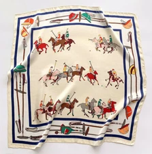 Women 100% Pure Silk Square Scarf Neckerchief Wrap Kerchief Bandana Horse 68*68