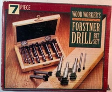 7 Piece Forstner rill Bit Set