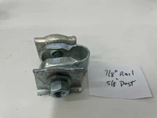 Vintage 5/8" Post 7/8" Rail Bicycle Seat Clamp Schwinn Monark Mesinger Troxel ?