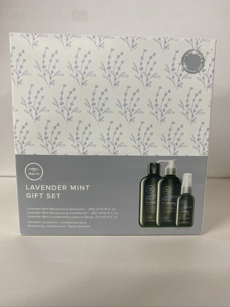 Paul Mitchell Tea Tree Lavender Mint Shampoo Conditioner Leave In Gift Set  | eBay