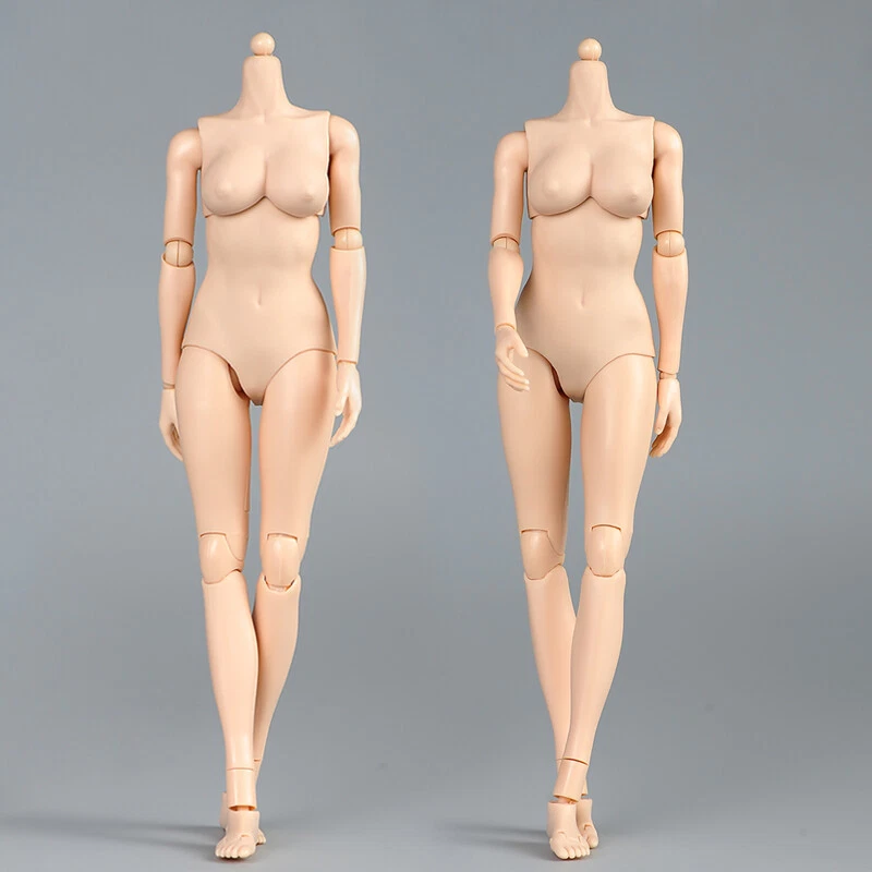 US SOTCK 1:6 Female Pale Skin Large Breast 12inch Flexible Figure Body Model Toy - Image 2 of 4
